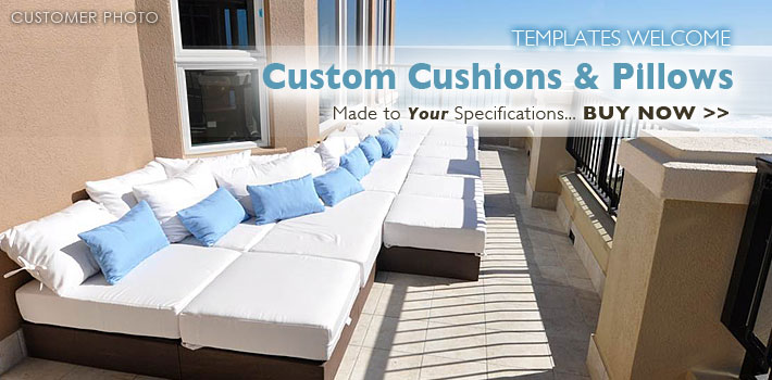Custom Cushions and Pillows