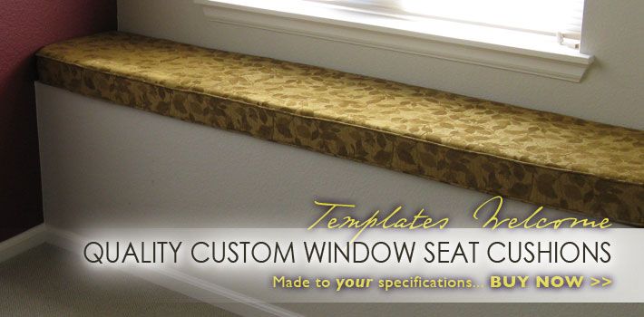 Quality Custom Window Seat Cushions