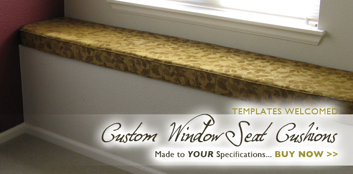 Custom Window Seat Cushions