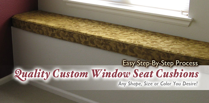 Quality Custom Window Seat Cushions