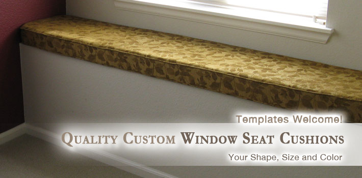 Quality Custom Window Seat Cushions