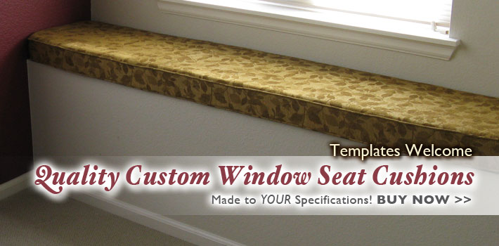 Quality Custom Window Seat Cushions