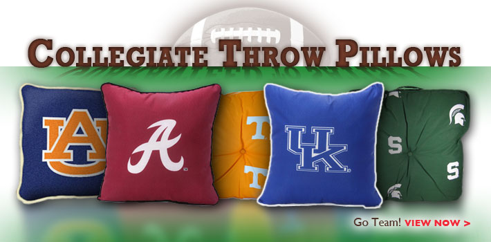 Collegiate Throw PIllows