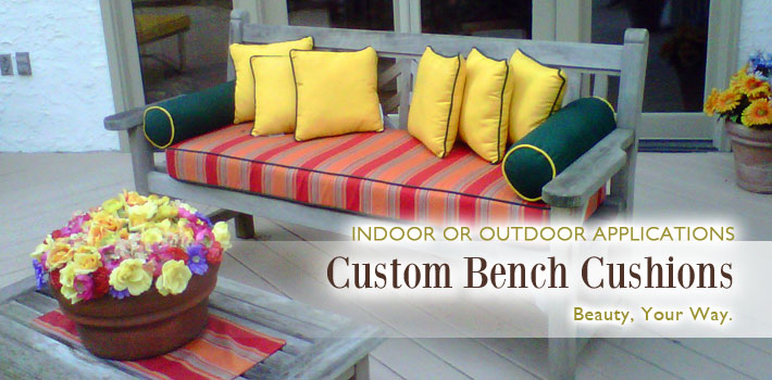 Custom Bench Cushions
