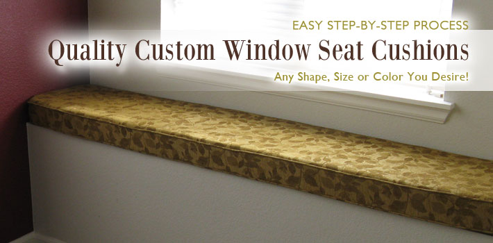 Quality Custom Window Seat Cushions