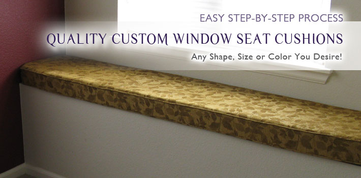 Quality Custom Window Seat Cushions