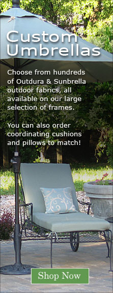Custom Umbrellas from Patio Umbrella Source