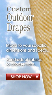 Custom Outdoor Drapes from OutdoorDrapes.com