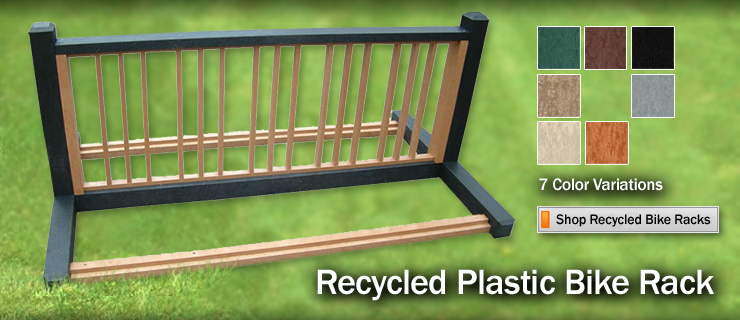 Recycled Plastic Bike Rack