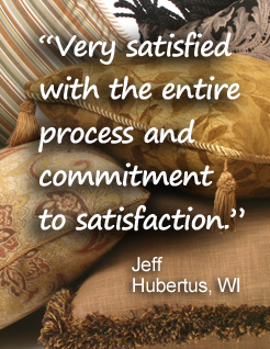 Throw Pillows Testimonial