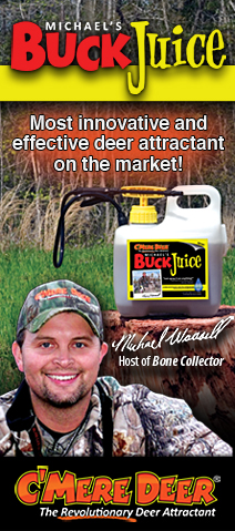 Michael Waddell Buck Juice Deer Attractant CMere Deer