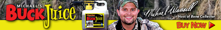 Michael Waddell Buck Juice Deer Attractant CMere Deer