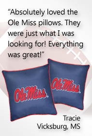 Collegiate Pillows Ole Miss