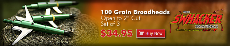Swhacker 100 Grain 2-Inch Broadheads