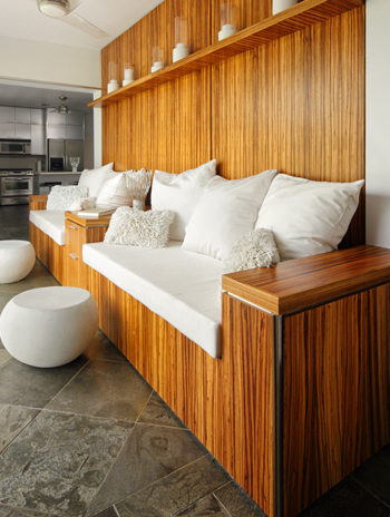 Custom cushions and throw pillows