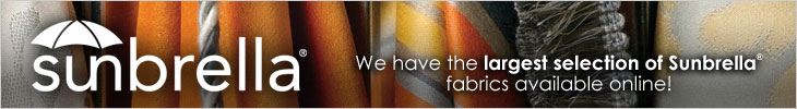 Largest Selection of Sunbrella Fabrics Available Online!