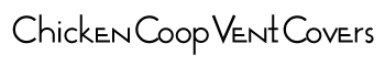chicken coop vent covers logo