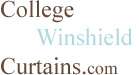 College Winshield Curtains