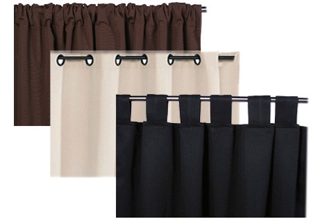 Custom Outdoor Drapery