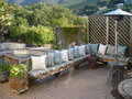 custom cushions, sunbrella fabric, outdoor living area