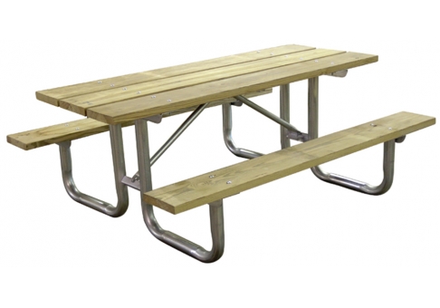 Foot Picnic Table Plans http://projectplans.net/picnic-table-plans/8 