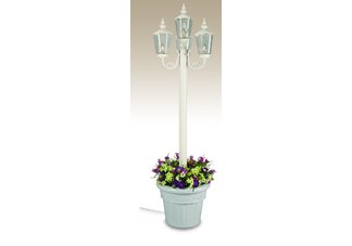 Four Lantern Park Style Planter Lamp