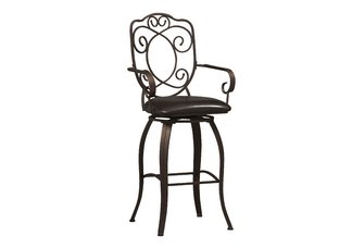Crested Back Bar Stool 30