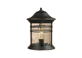 Madison 1-Light Outdoor Post Light in Matte Black