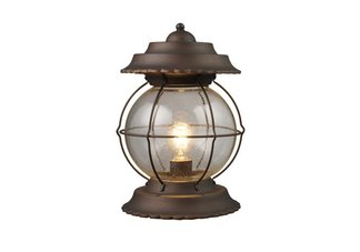 Manchester 1-Light Outdoor Post Light In Burnt Bronze