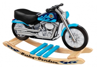 Harley-Davidson Blue Softail Rocker