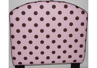 Pink Twin Curved Headboard