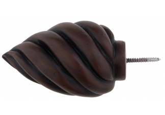 Plain Swirl Finial