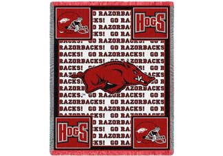 Univ of Arkansas Go Razorback Throw