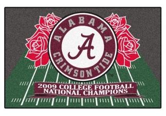University of Alabama 2009 Football National Champions Commemorative Starter Rug