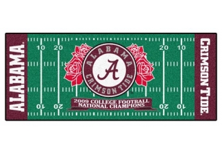 University of Alabama 2009 Football National Champions Commemorative Football Field Runner