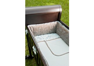 greenEARTH Whisper Grass organic cradle bedding