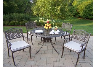 Capitol Mississippi 5pc Dining Set with Cushions