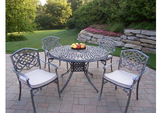 Capitol Mississippi 5pc Dining Set with Cushions