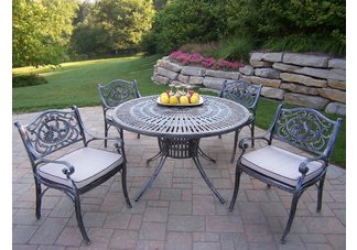 Sunray Hummingbird 5pc Dining Set with Cushions
