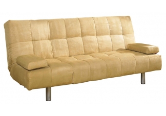 Straight Leg Futon Sofa Bed - Camel