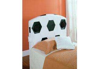Soccer Twin Headboard with speakers&nbsp;