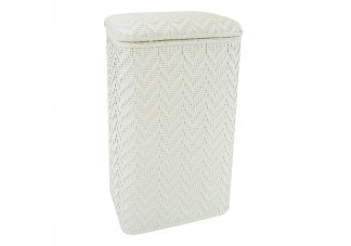 Elegante Collection Apartment HamperWhite