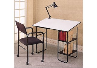 student drafting desk and chair