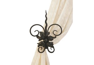 Tieback: Floral w/ Spear Pair46
