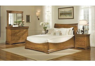 Louis Philippe Queen Euro Sleigh Bed891