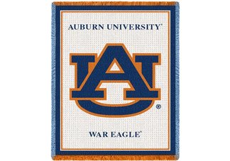 Auburn Univ Logo Throw