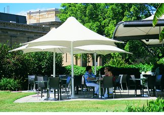 14' Hexagon Retractable Umbrella