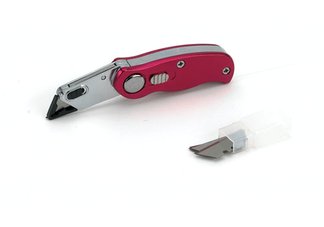 Quick change folding utility knife