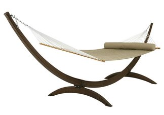 Resin Wicker Hammock Stand