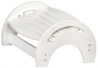 Adjustable Stool for Nursing - White